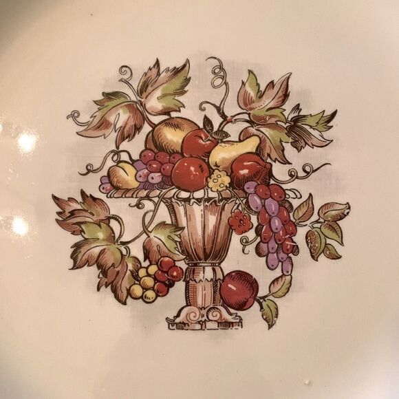 Limoges White and Gold Oval Serveware Platter - Picture 2 of 7